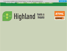 Tablet Screenshot of highlandsupply.ca